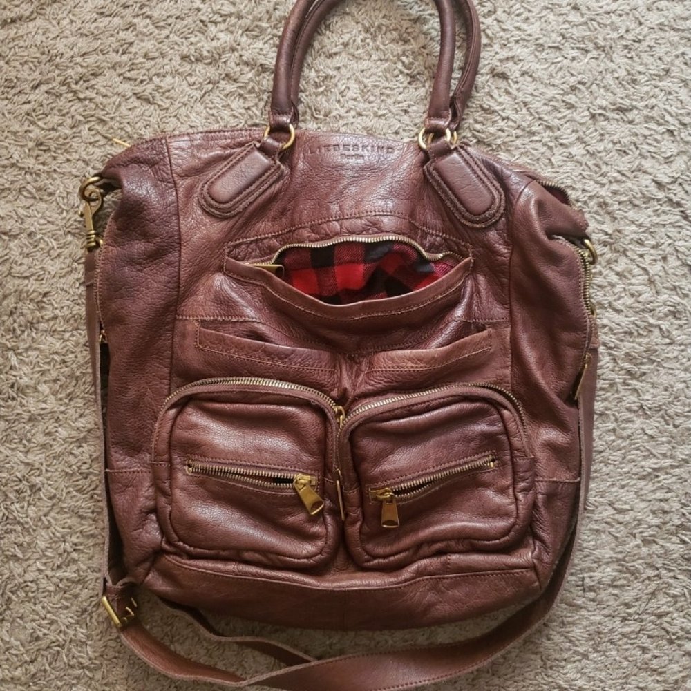 Liebeskind leather crossbody tote bag